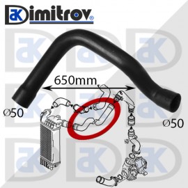 Маркуч турбо Citroen Jumper Fiat Ducato Peugeot Boxer